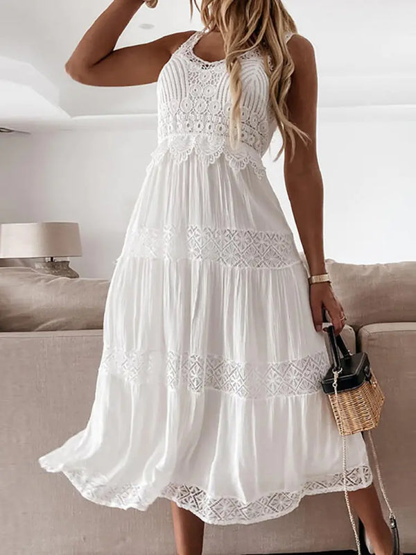 Casual Summer Lace Slim Dress